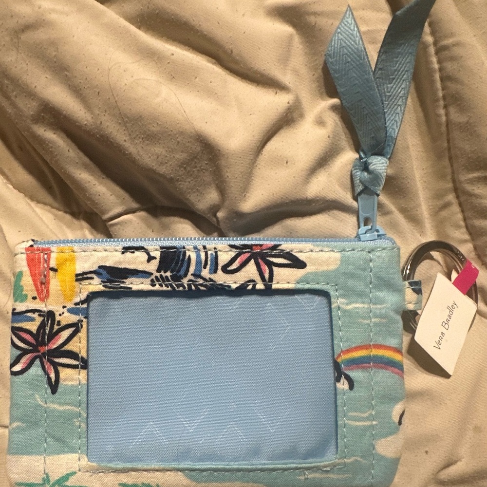 Vera Bradley Tropical Blue Wristlet